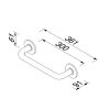 Grab rail 30 cm Chrome (91129-30) - Image 3