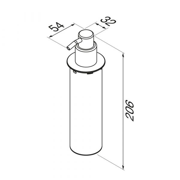 Spare part - Soap dispenser 200 ml (article numbers: 918216-06-280, 918216-06-400, 918217-06-400) (91228216-06) - Image 3