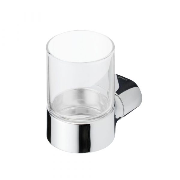 Glass holder with glass Chrome (914502-02)