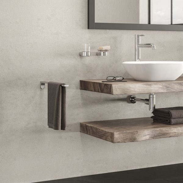 Towel rail with 1 arm Chrome (914505-02) - Image 4