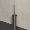 Toilet brush and holder freestanding Chrome (black brush head) (914510-02) - Image 3