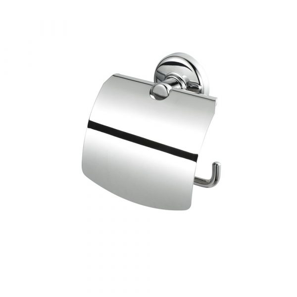 Toilet roll holder with cover Chrome (915308-02) - Image 2