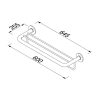 Towel rail 60 cm Chrome (915352) - Image 2