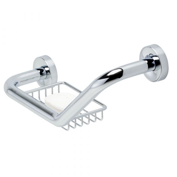 Grab rail 40 cm with soap holder Chrome (915528)