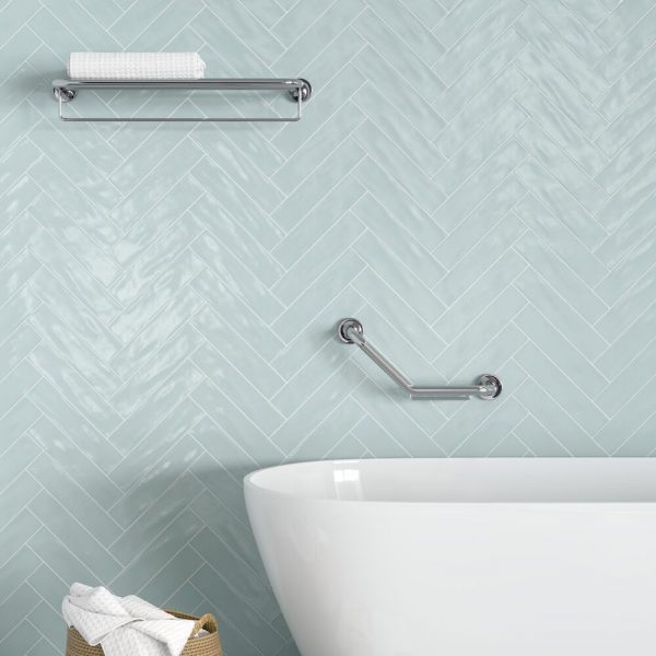 Grab rail 40 cm with soap holder Chrome (915528) - Image 2