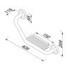 Grab rail 40 cm with soap holder Chrome (915528) - Image 3