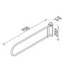 Drop-down grab rail Chrome (915804-02) - Image 6