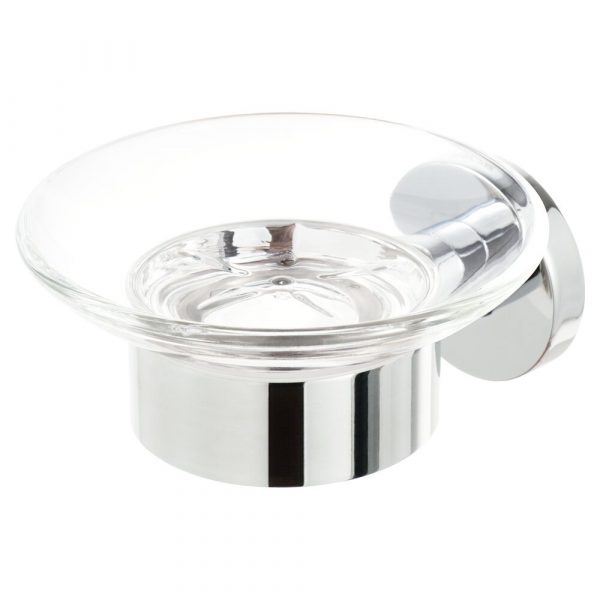 Soap holder with glass Chrome (916503-02)