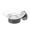 Soap holder with glass Brushed metal black (916503-09) - Image 2