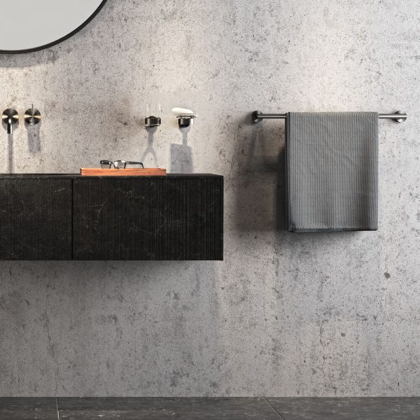 Soap holder with glass Brushed metal black (916503-09) - Image 4