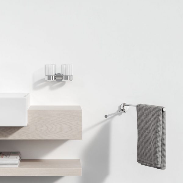 Towel rail with 2 arms Chrome (916505-02) - Image 4