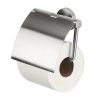 Toilet roll holder with cover Brushed stainless steel (916508-05)