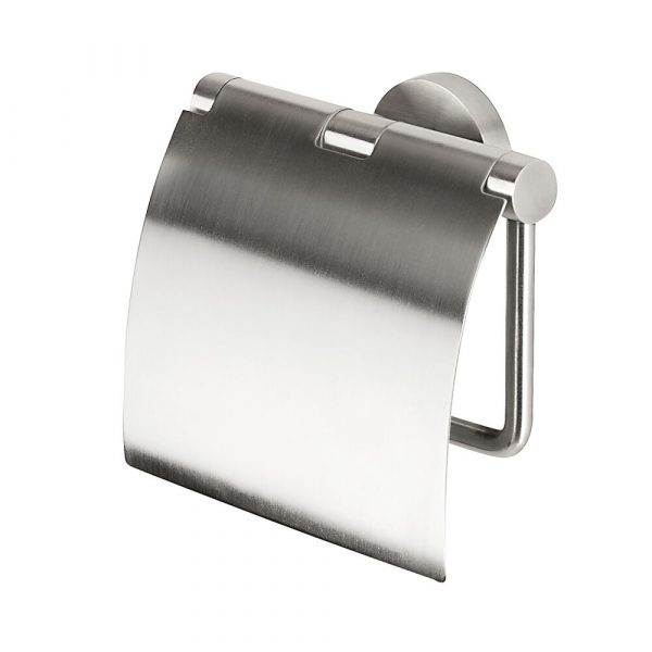 Toilet roll holder with cover Brushed stainless steel (916508-05) - Image 2