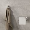 Toilet roll holder / Spare toilet roll holder Brushed stainless steel (916509-05) - Image 4