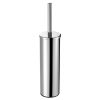 Toilet brush and holder freestanding Chrome (black brush head) (916510-06)