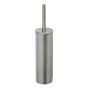 Toilet brush and holder Brushed stainless steel (white brush head) (916511-05)