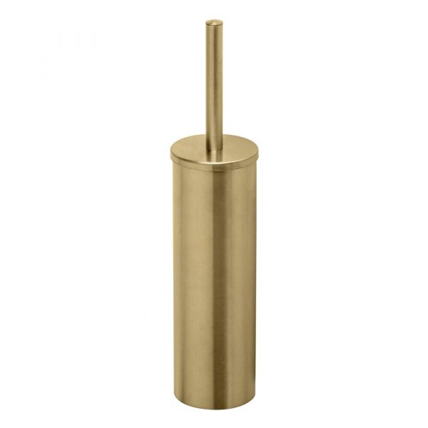 Toilet brush and holder Brushed gold (white brush head) (916511-07)