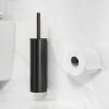 Toilet brush and holder Black (black brush head) (916511-66) - Image 4