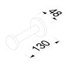 Spare toilet roll holder Chrome (916512-02) - Image 5
