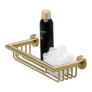 Shower basket 30 cm Brushed gold (916514-07-30)