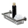 Shower basket 30 cm Brushed metal black (916514-09-30)