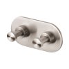 Towel hook double Brushed stainless steel (916515-05) - Image 2