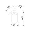 Soap dispenser 250 ml freestanding Chrome (916516-02-250) - Image 4