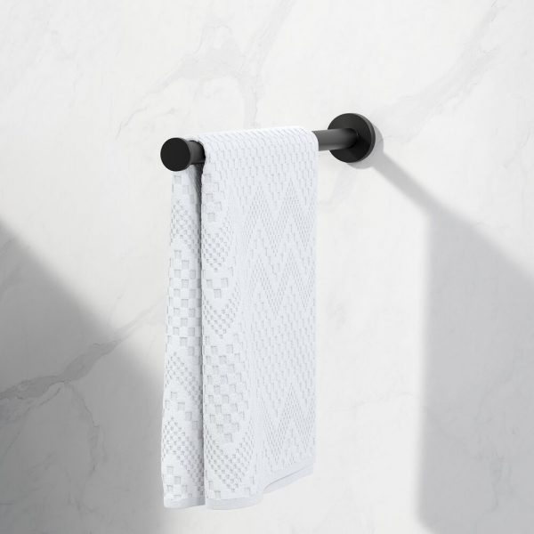 Towel rail with 1 arm Black (916519-06) - Image 5