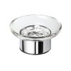 Soap holder with glass freestanding Chrome (916532-02)