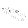 Towel rail 60 cm Chrome (916577-02-60) - Image 3