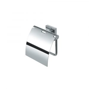 Toilet roll holder with cover Chrome (916808-02)