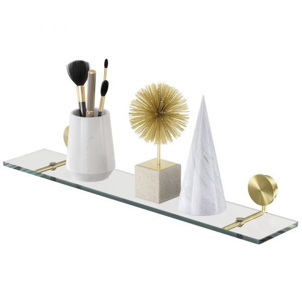 Bathroom shelf 60 cm Brushed gold (917201-07-60)