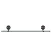 Bathroom shelf 60 cm Brushed metal black (917201-09-60) - Image 2