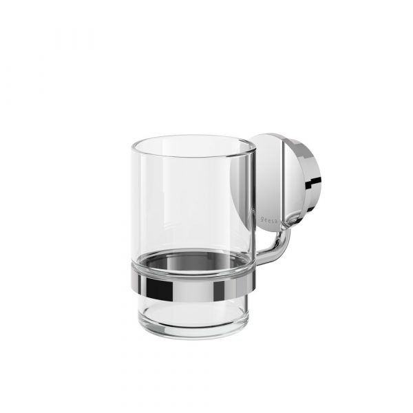 Glass holder with glass Chrome (917202-02)