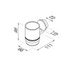 Glass holder with glass Black (917202-06) - Image 4