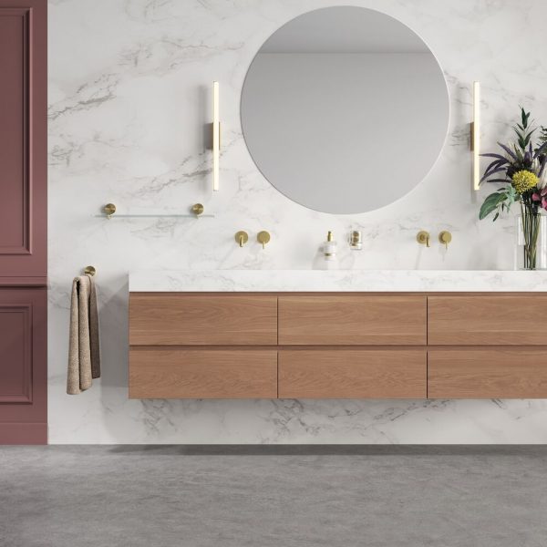 Towel rail with 1 arm Brushed gold (917205-07) - Image 3