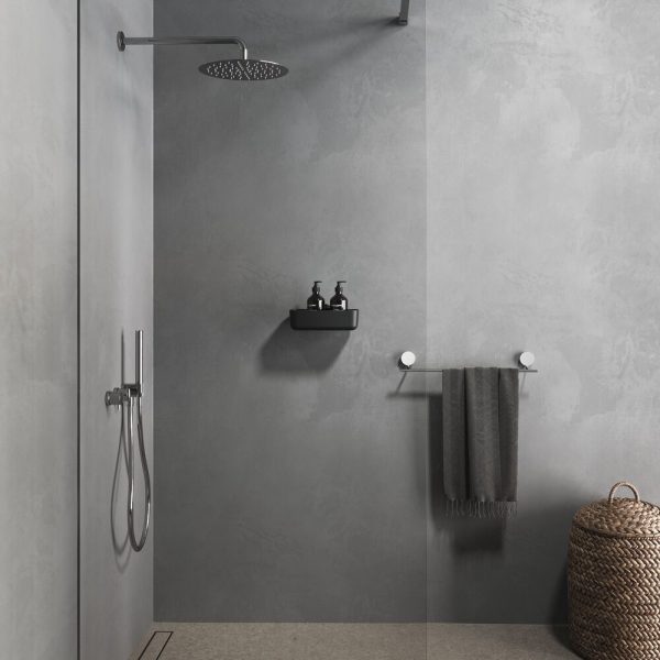 Towel rail 45 cm Chrome (917207-02-45-ABS) - Image 3