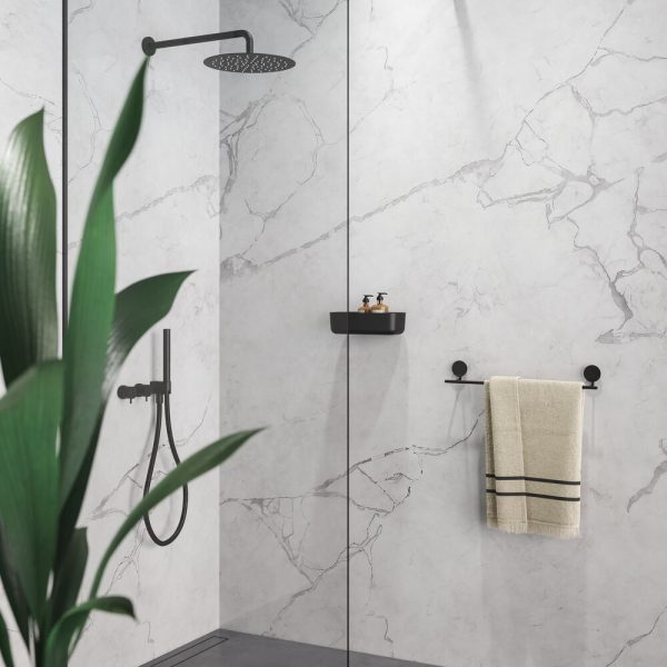 Towel rail 45 cm Black (917207-06-45) - Image 3