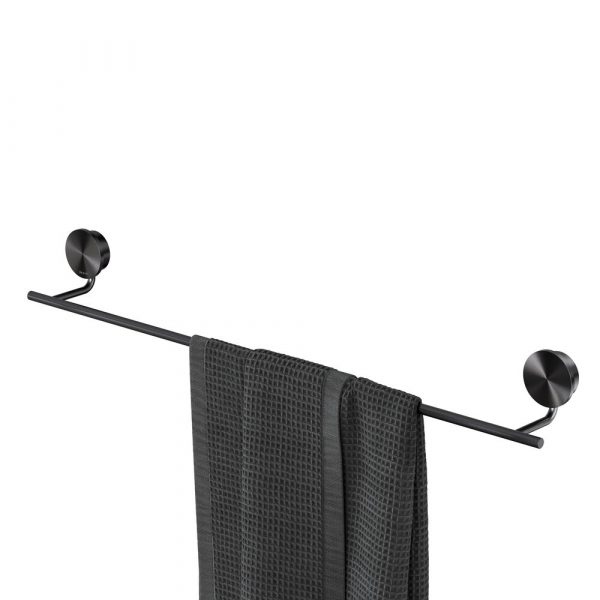 Towel rail 60 cm Brushed metal black (917207-09-60)
