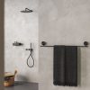 Towel rail 60 cm Brushed metal black (917207-09-60) - Image 3