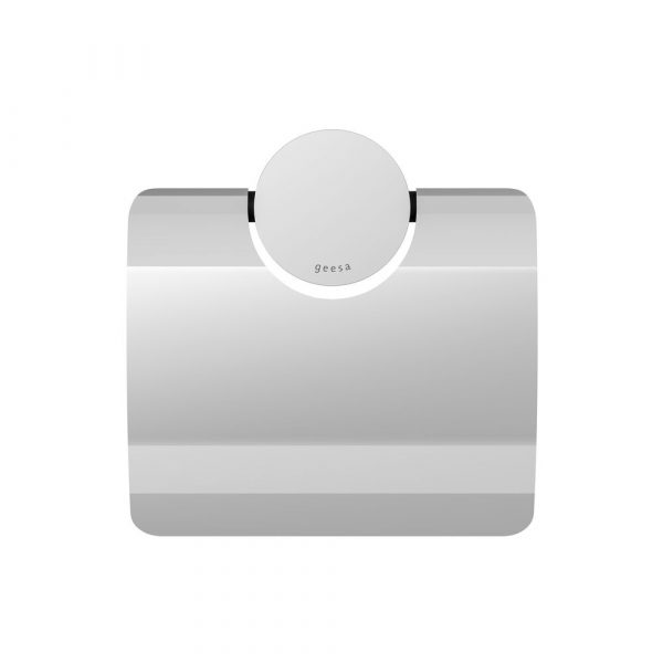 Toilet roll holder with cover Chrome (917208-02-ABS) - Image 2