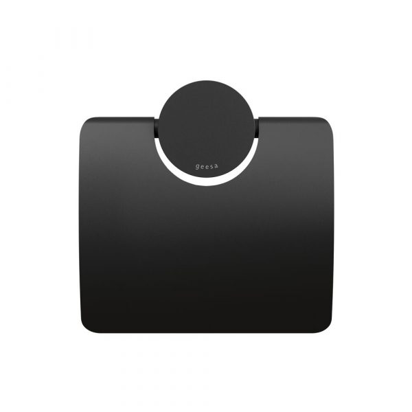Toilet roll holder with cover Black (917208-06) - Image 2