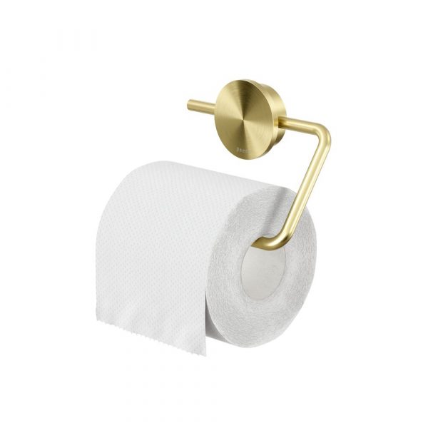 Toilet roll holder without cover Brushed gold (917209-07)