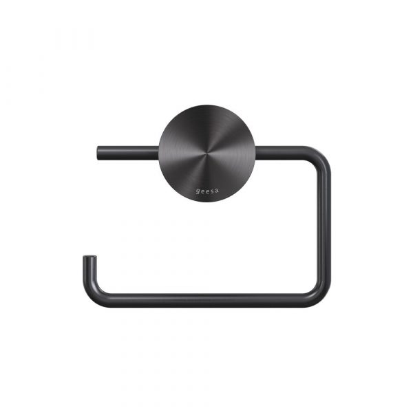 Toilet roll holder without cover Brushed metal black (917209-09) - Image 2