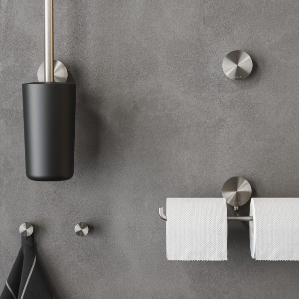 Toilet brush and holder Brushed stainless steel (917211-05) - Image 3