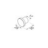 Towel hook small Chrome (917213-02) - Image 3