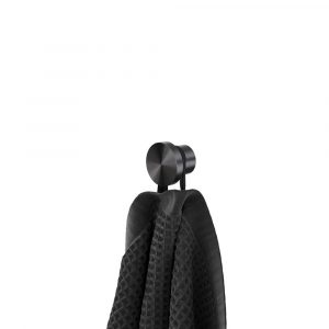 Towel hook small Brushed metal black (917213-09)