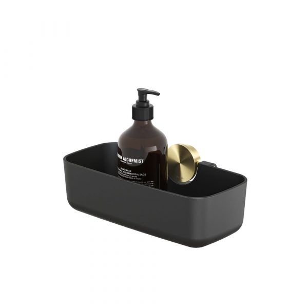 Shower basket 25 cm Brushed gold (917214-07)