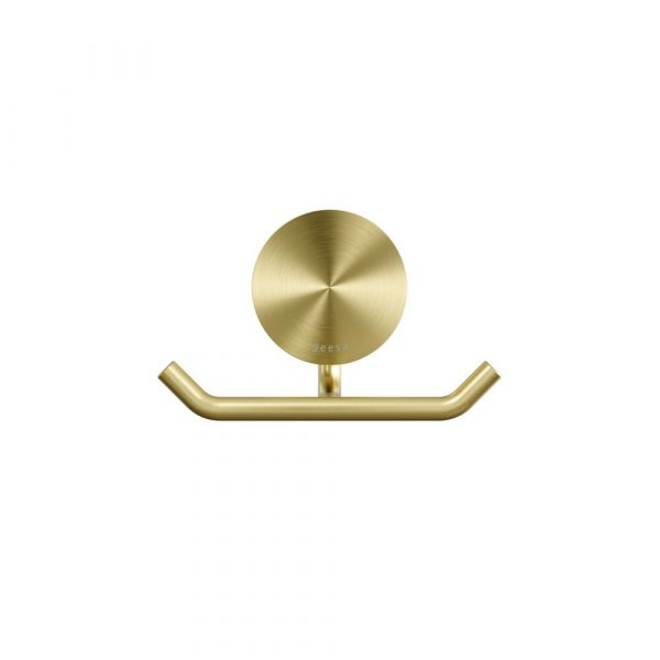 Towel hook double Brushed gold (917215-07) - Image 2