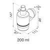 Soap dispenser 200 ml Brushed gold (917216-07) - Image 4